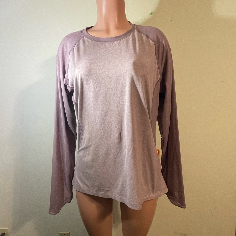 Spyder Athletic top Women’s XL‎ long sleeve side zip pockets thumb slot layering